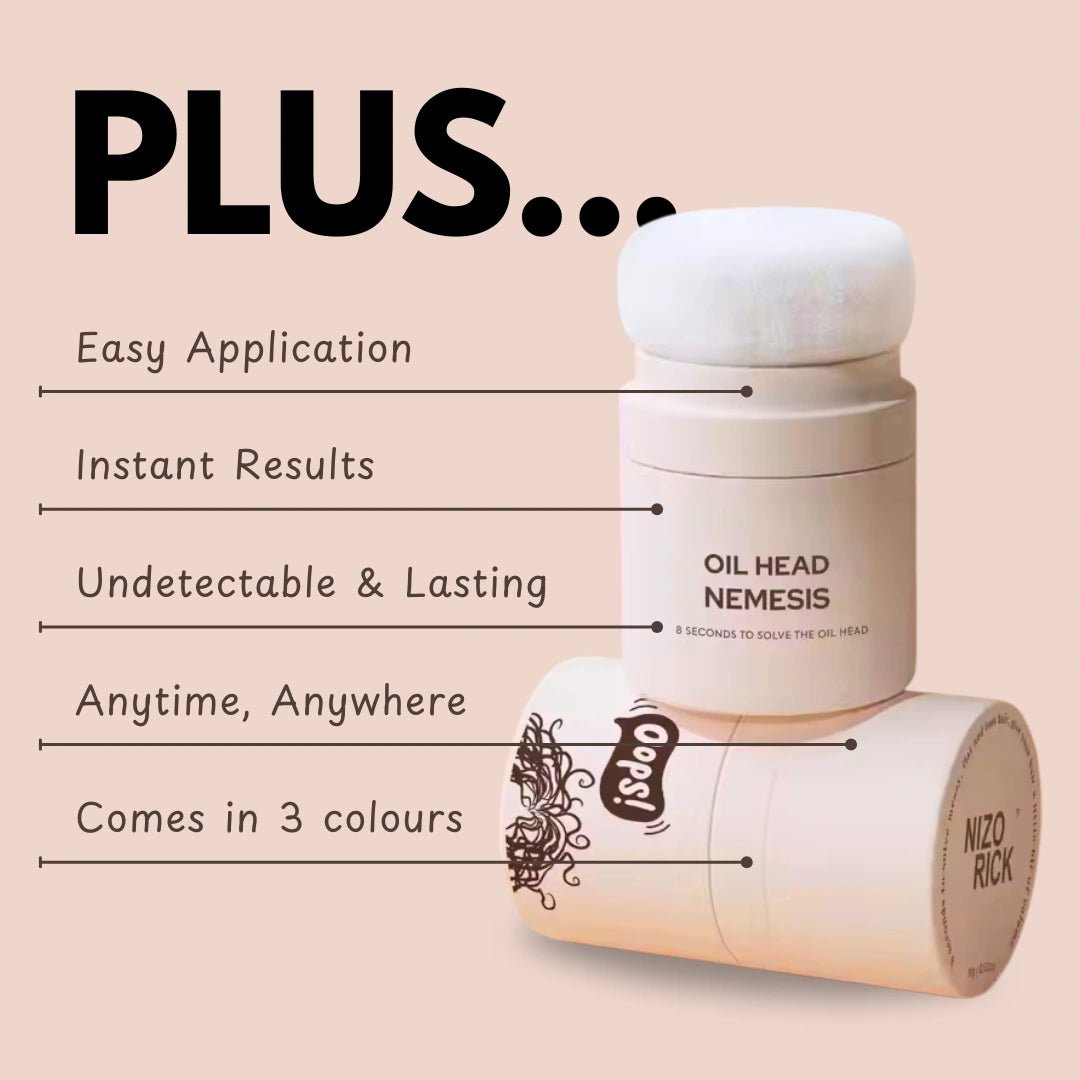 Oil Head Nemesis 3 - in - 1 Hair Fluffy Powder - Velvie.